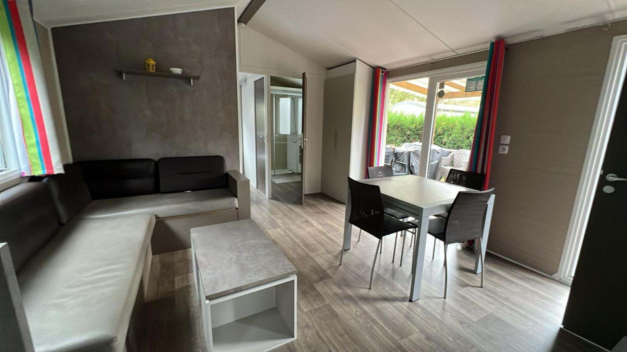 Mobil Home Amenage 2 Chambres La Teste Camping**** Extérieur photo